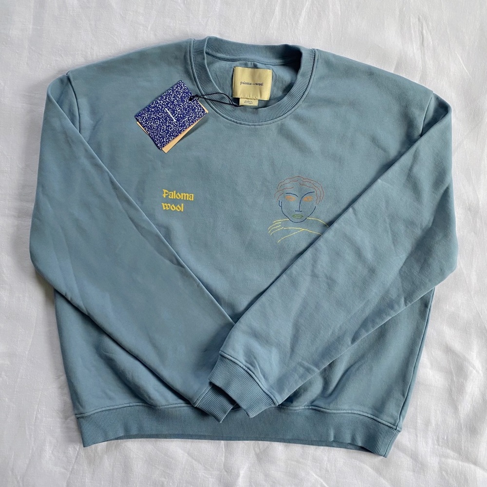 Paloma Wool Hotel Face Sweatshirt / X-Large / NWT